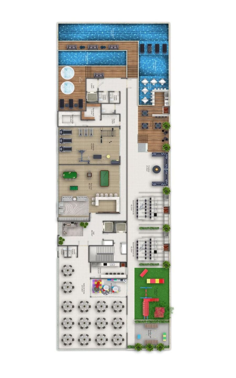 Planta 2 do Emaar Exclusive em Porto Belo SC