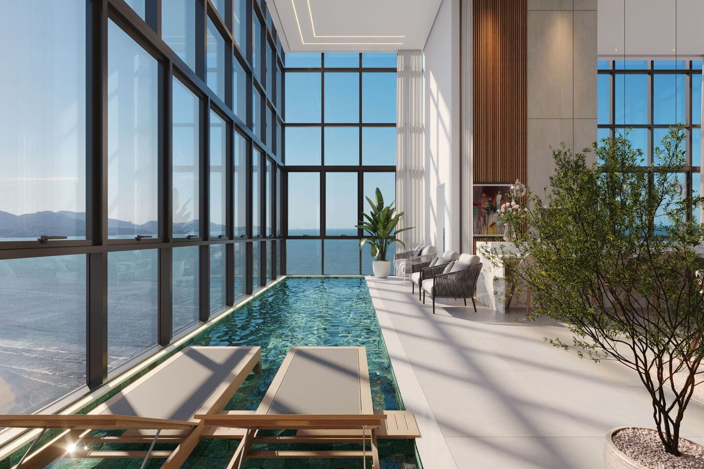 Area de lazer 3 do Emaar Exclusive em Porto Belo SC