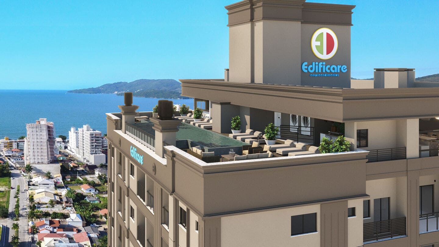 Render 2 do Fa Bene Residenza em Porto Belo SC
