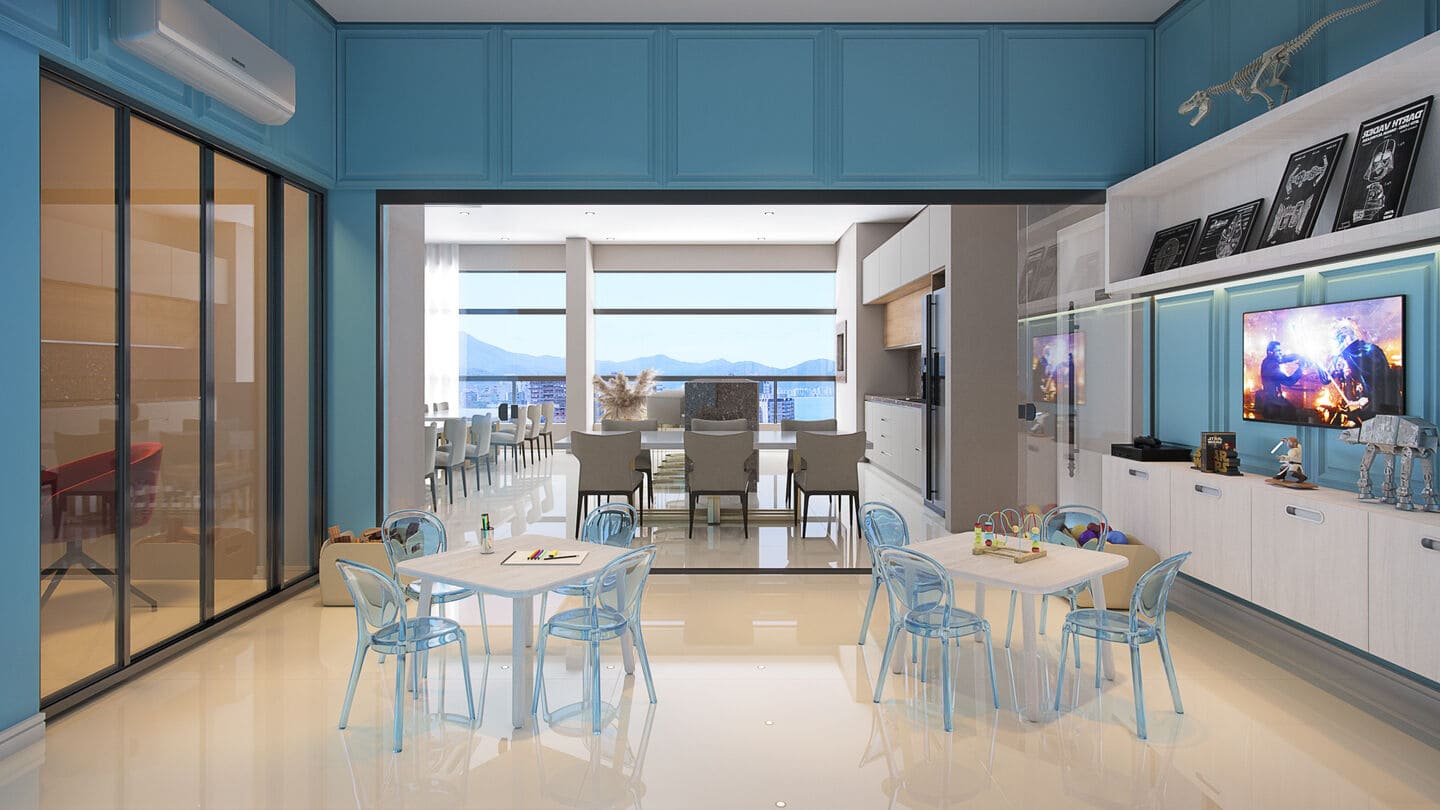 Render 7 do Fa Bene Residenza em Porto Belo SC