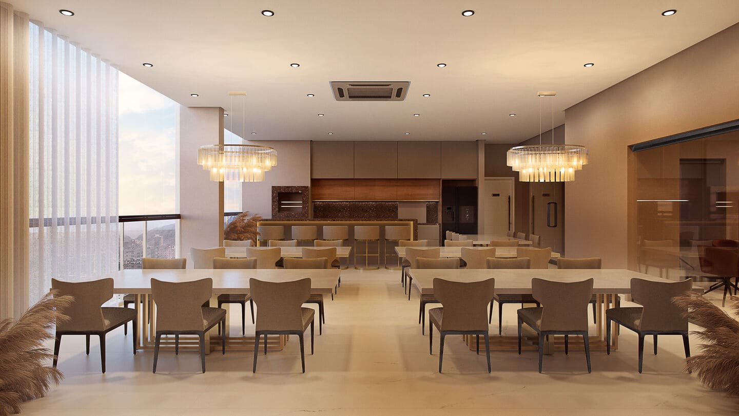 Render 4 do Fa Bene Residenza em Porto Belo SC