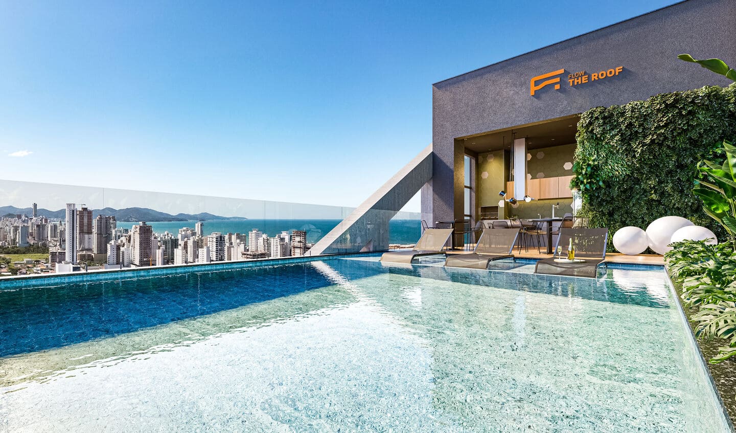 Render 1 do Flow Aptos em Porto Belo SC