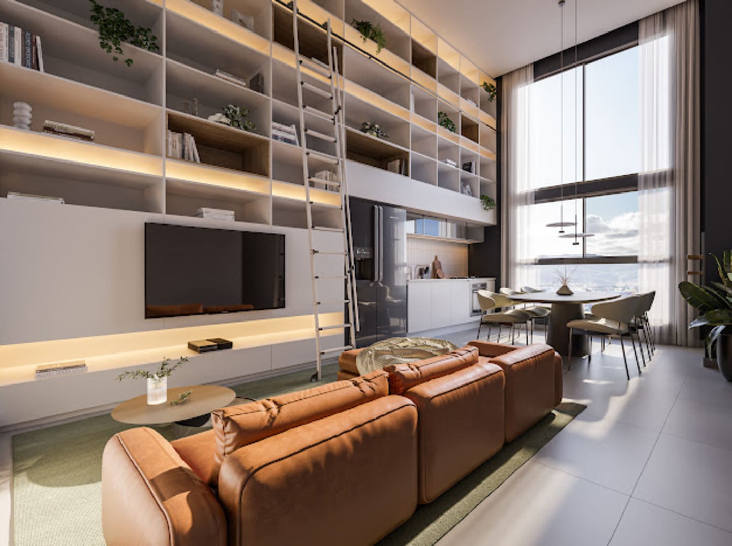 Render 3 do Flow Aptos em Porto Belo SC