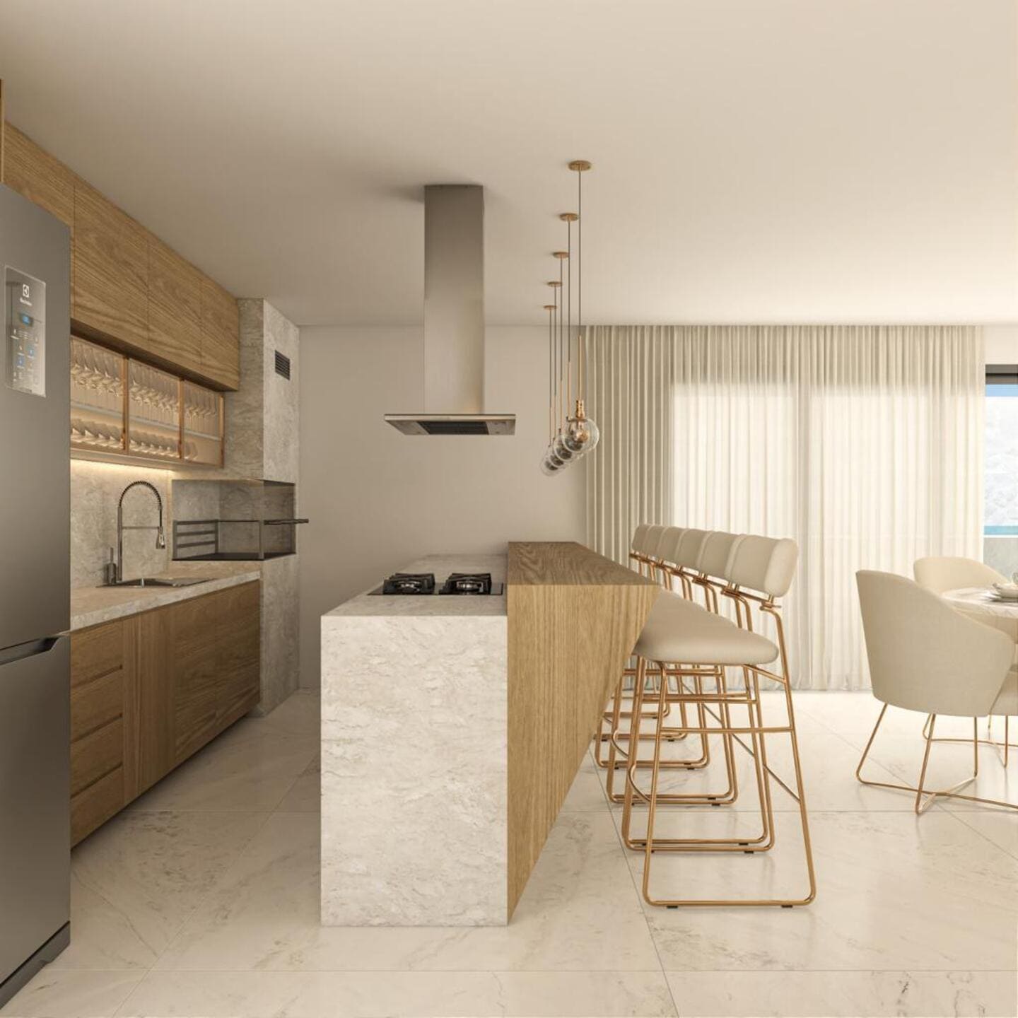 Area de lazer 9 do Gran Park Residence em Porto Belo SC