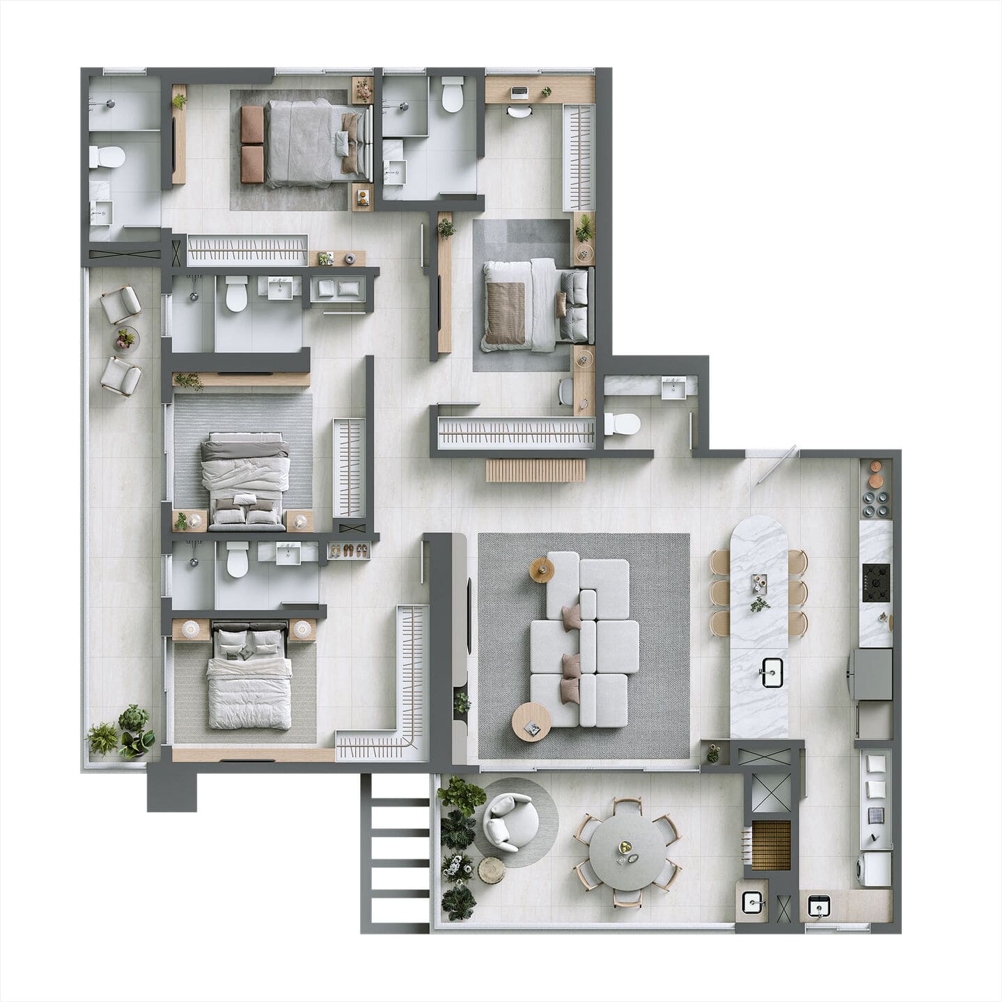 Planta 5 do Hera Phacz Home em Porto Belo SC
