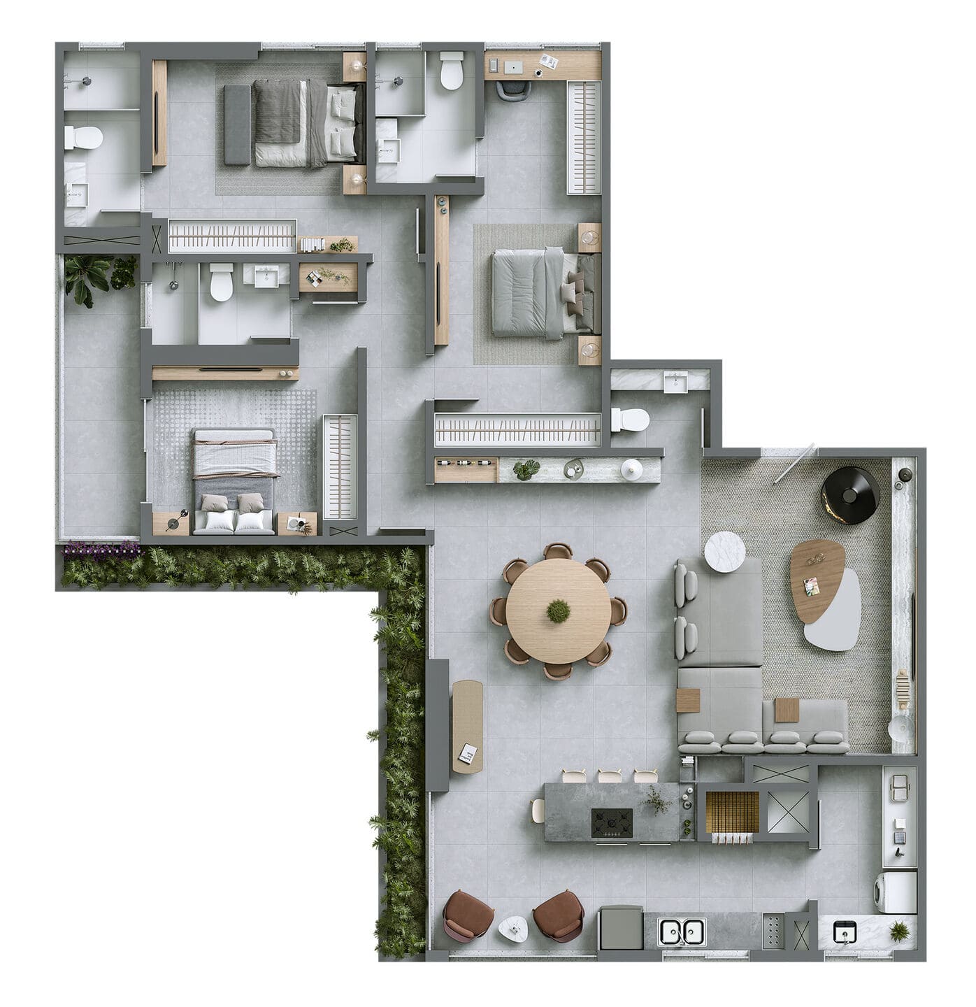 Planta 4 do Hera Phacz Home em Porto Belo SC