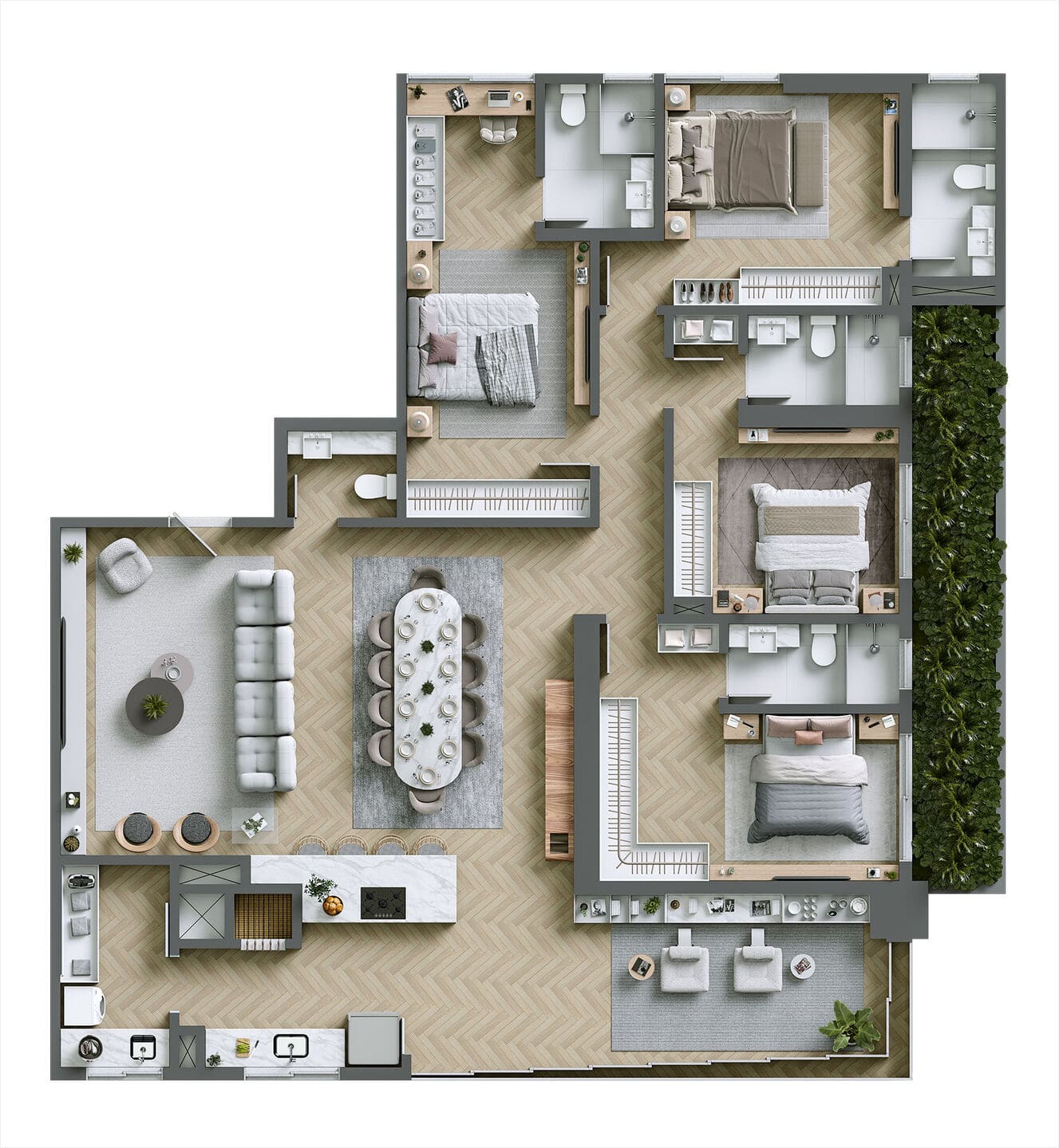 Planta 2 do Hera Phacz Home em Porto Belo SC