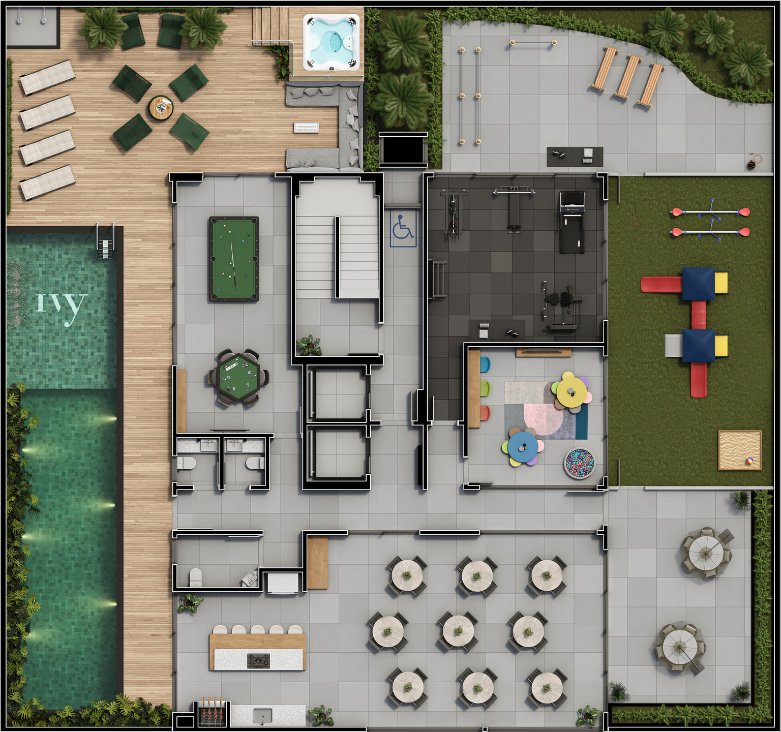 Planta 2 do IVY Residence em Porto Belo SC