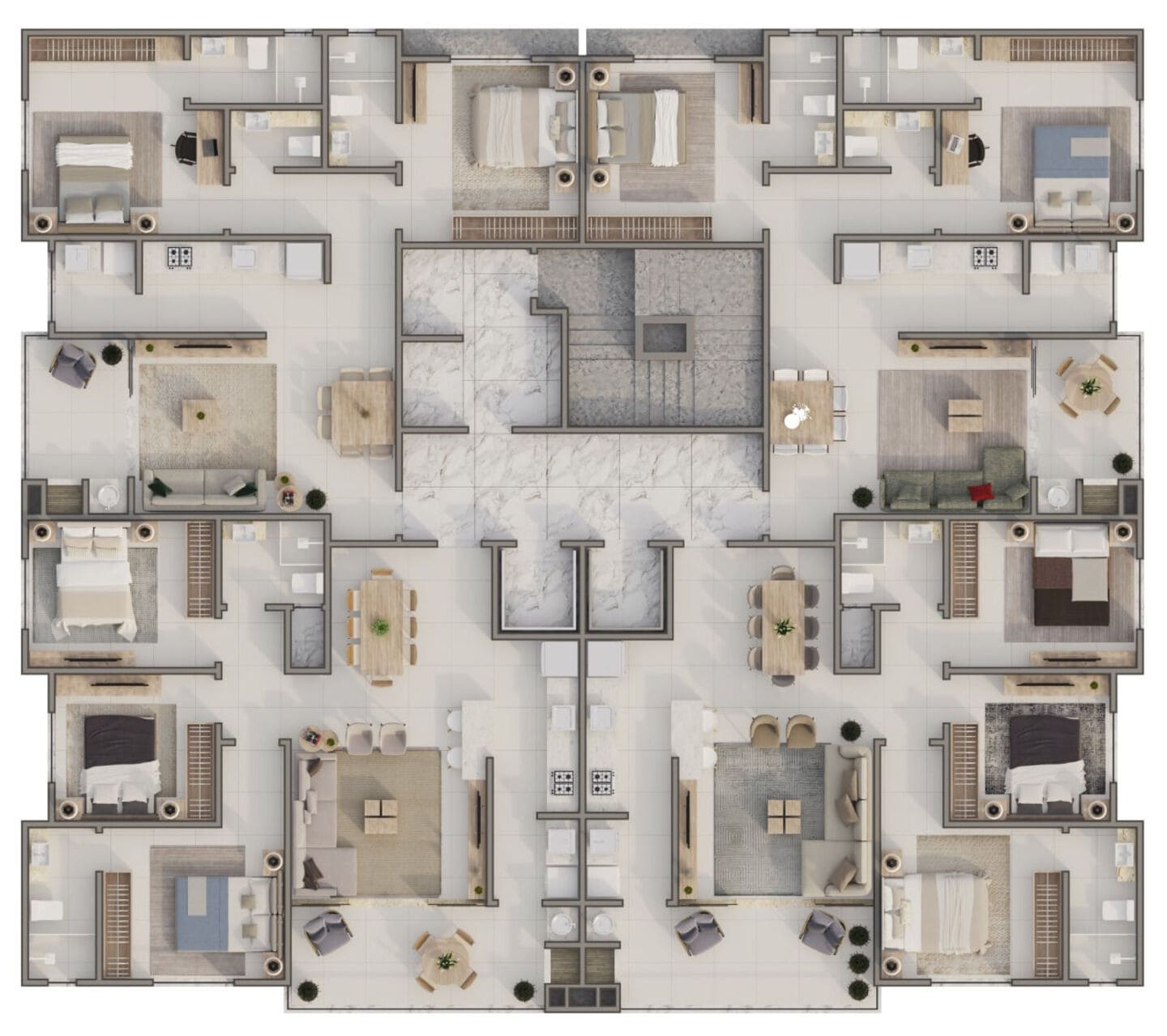 Planta 2 do Ilha de Galápagos Residencial em Porto Belo SC