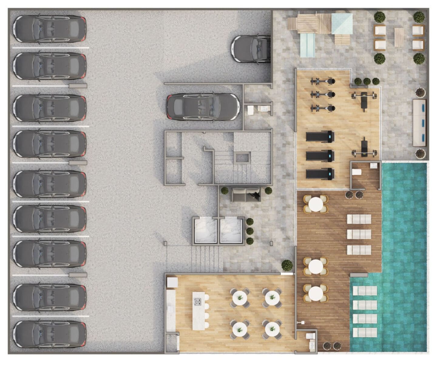 Planta 1 do Ilha de Galápagos Residencial em Porto Belo SC