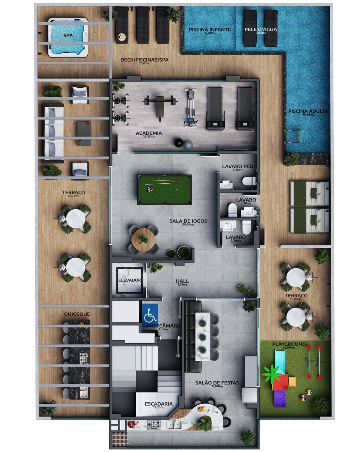 Planta 2 do Iluminato Residence em Porto Belo SC