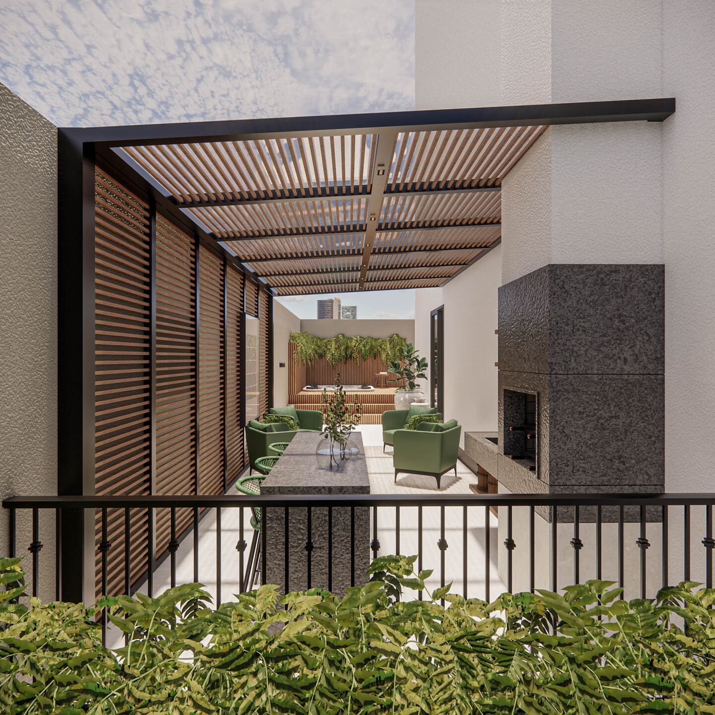 Area de lazer 5 do Mahalo Residence em Porto Belo SC