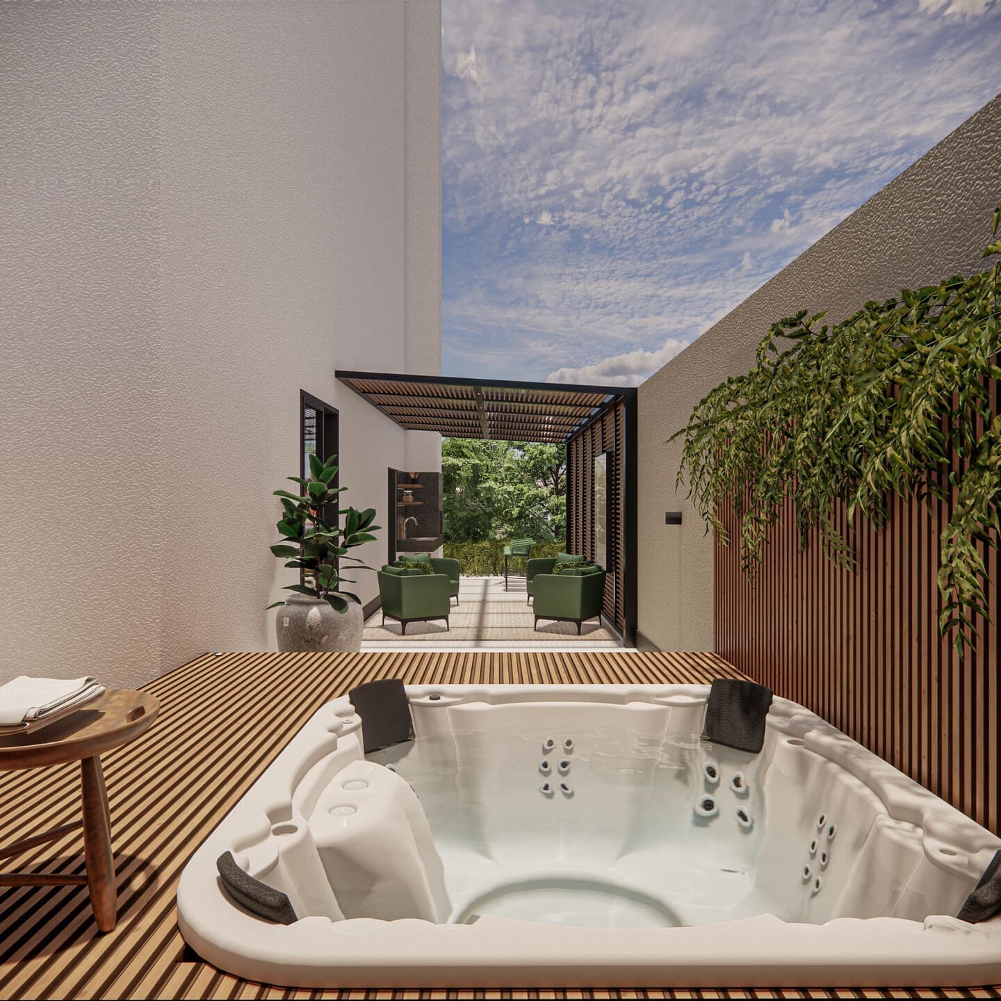 Render 1 do Mahalo Residence em Porto Belo SC