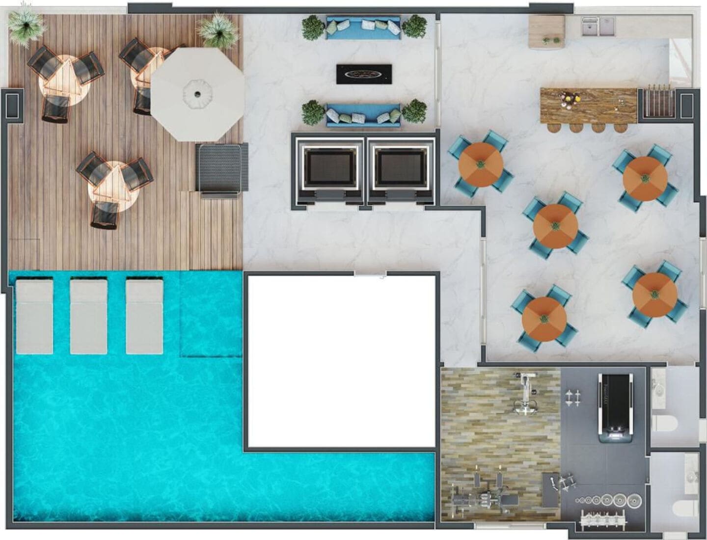 Planta 3 do Marbella Residence em Porto Belo SC