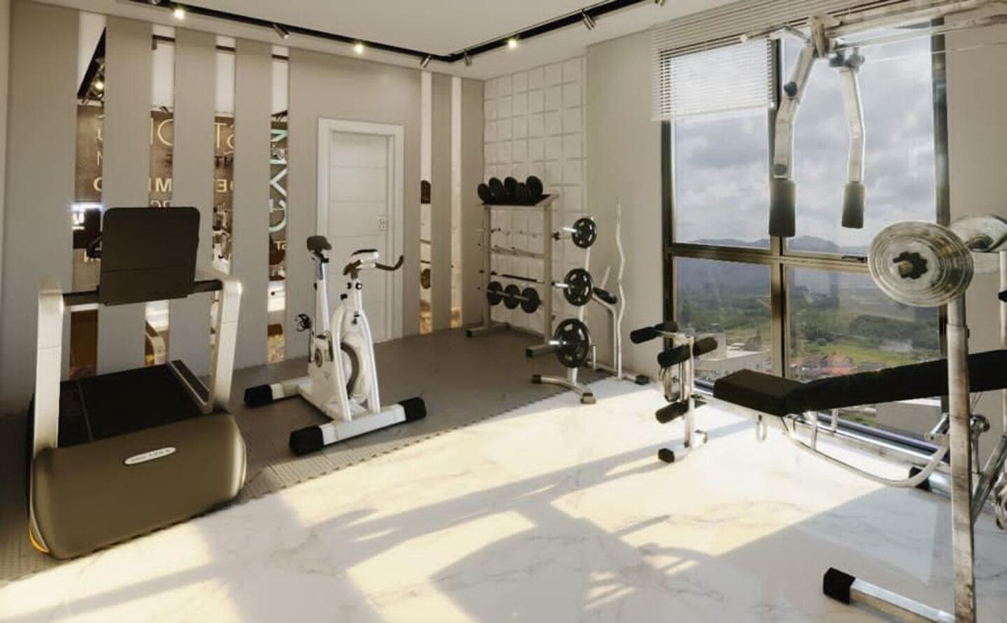 Area de lazer 2 do Marbella Residence em Porto Belo SC