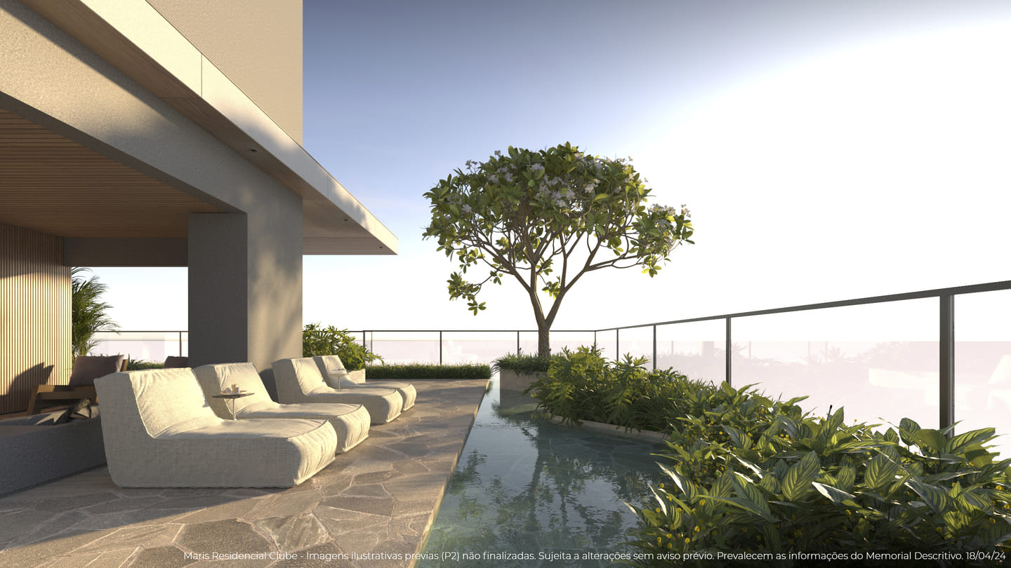 Render 14 do Maris Residencial Clube em Porto Belo SC