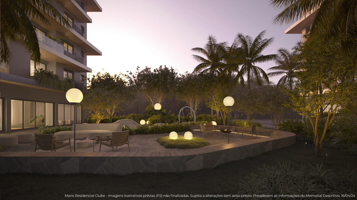 Render 11 do Maris Residencial Clube em Porto Belo SC