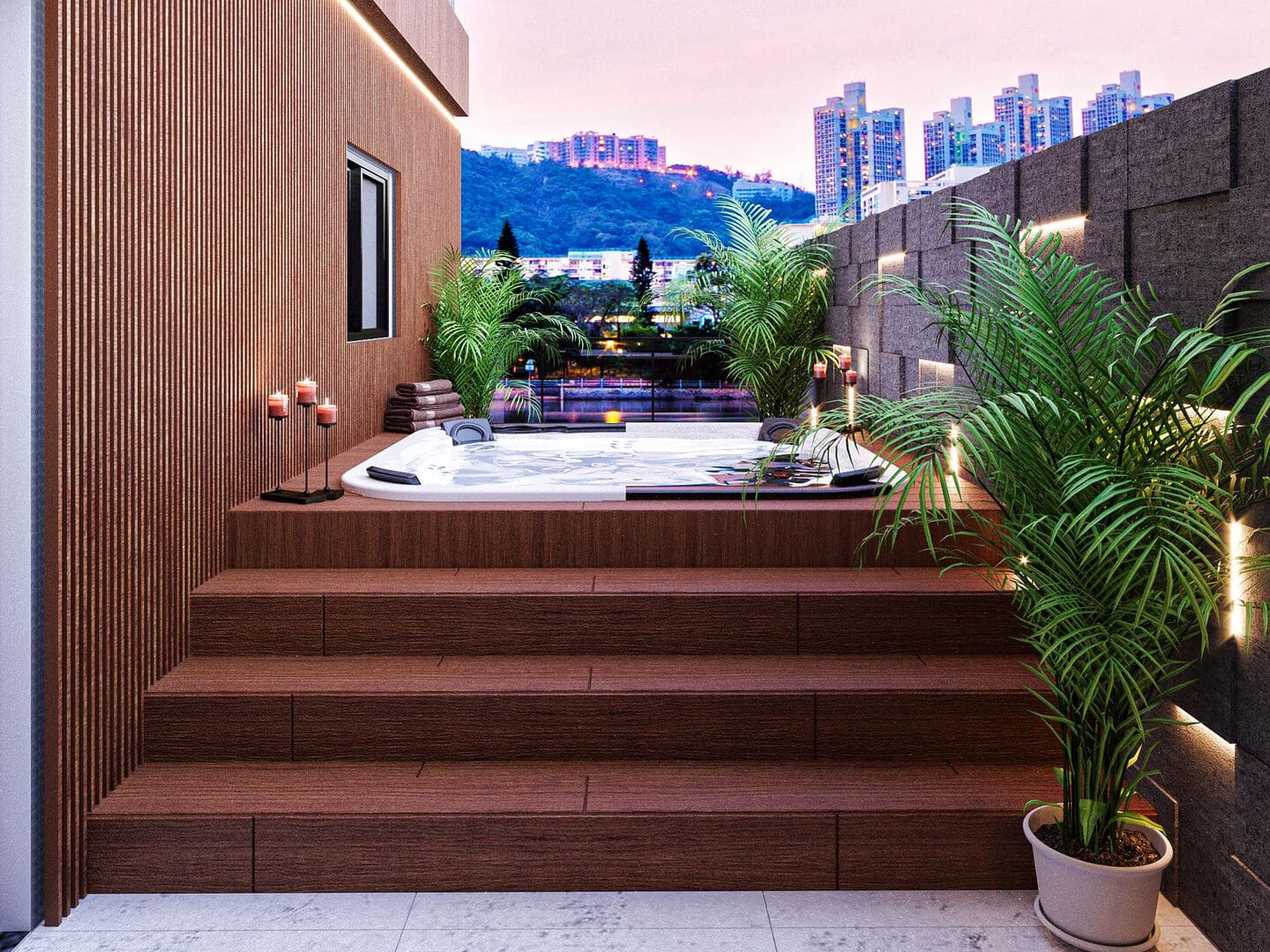 Area de lazer 3 do Mawa Residence em Porto Belo SC