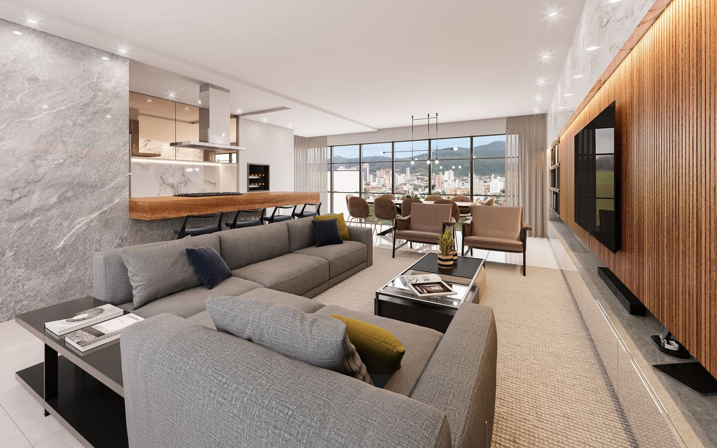 Render 3 do Nouve 354 em Porto Belo SC