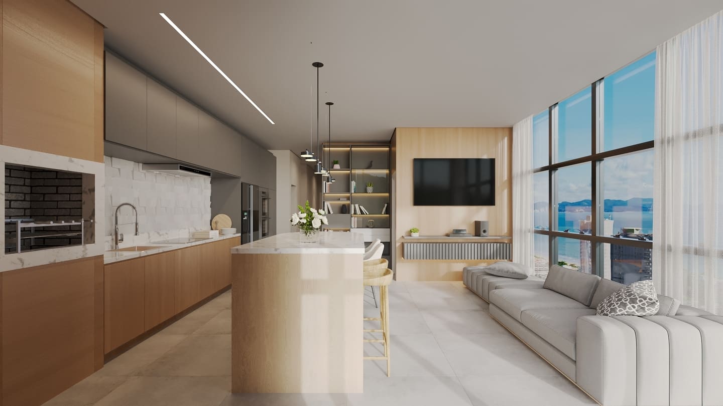 Render 2 do Ocean Island em Porto Belo SC