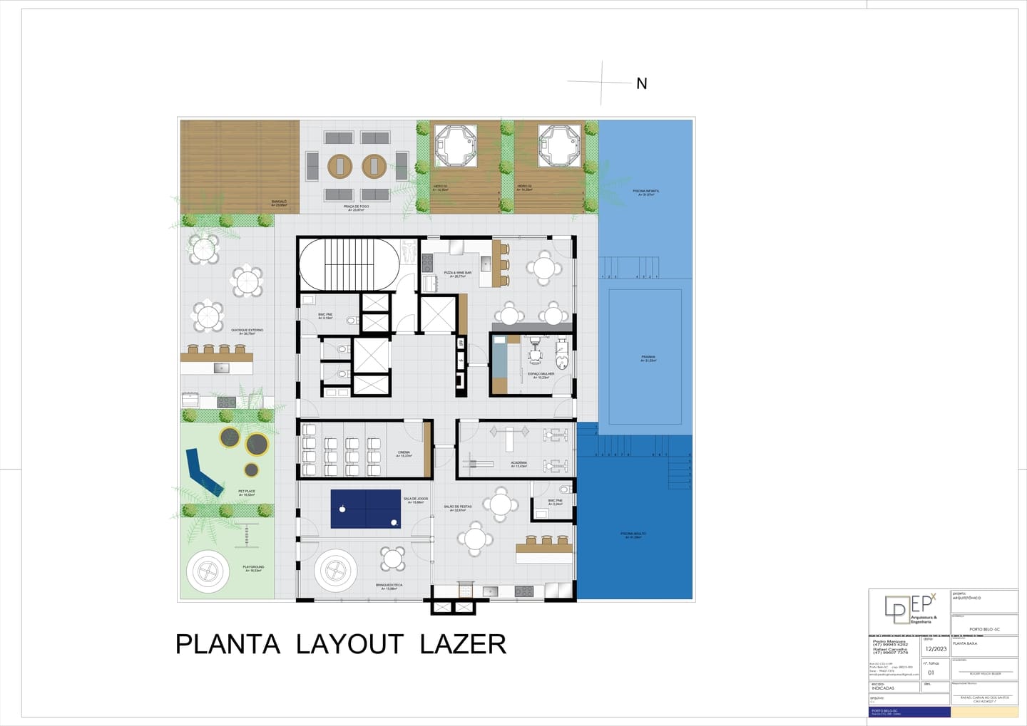 Planta 2 do Ocean Island em Porto Belo SC