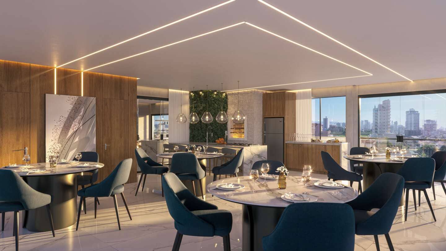 Area de lazer 12 do One Bay Tower em Porto Belo SC