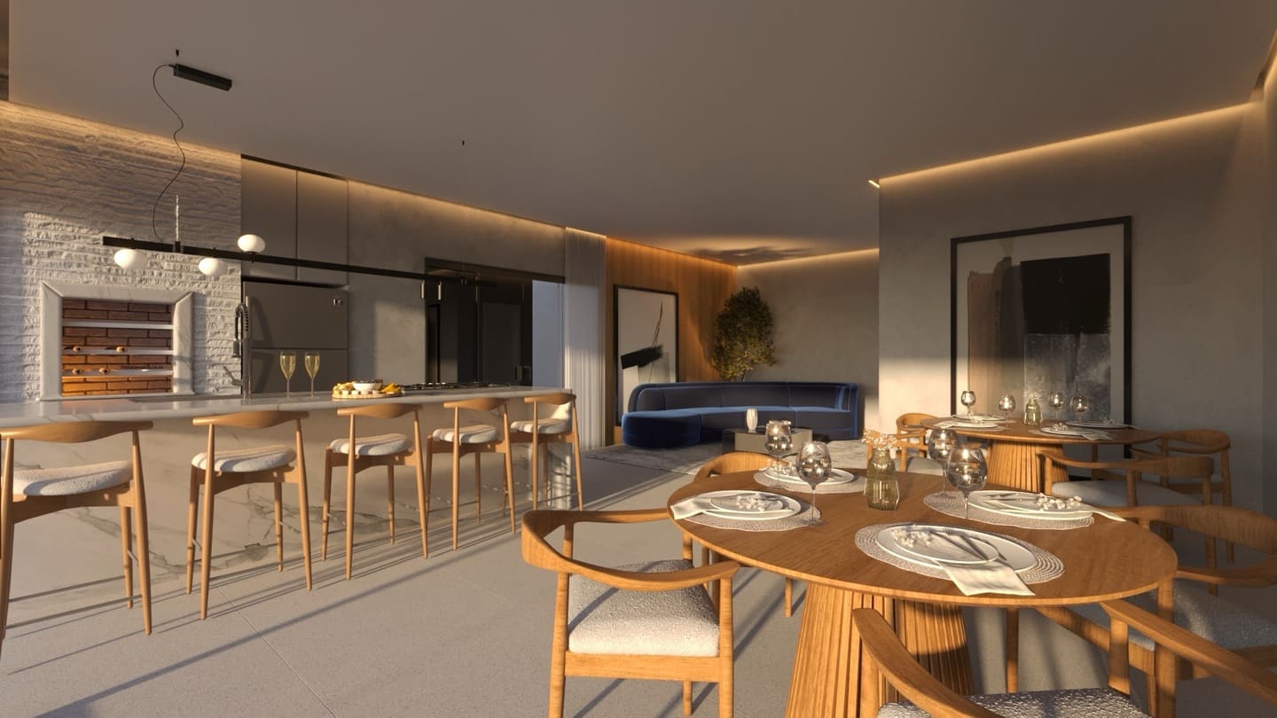 Area de lazer 10 do One Bay Tower em Porto Belo SC
