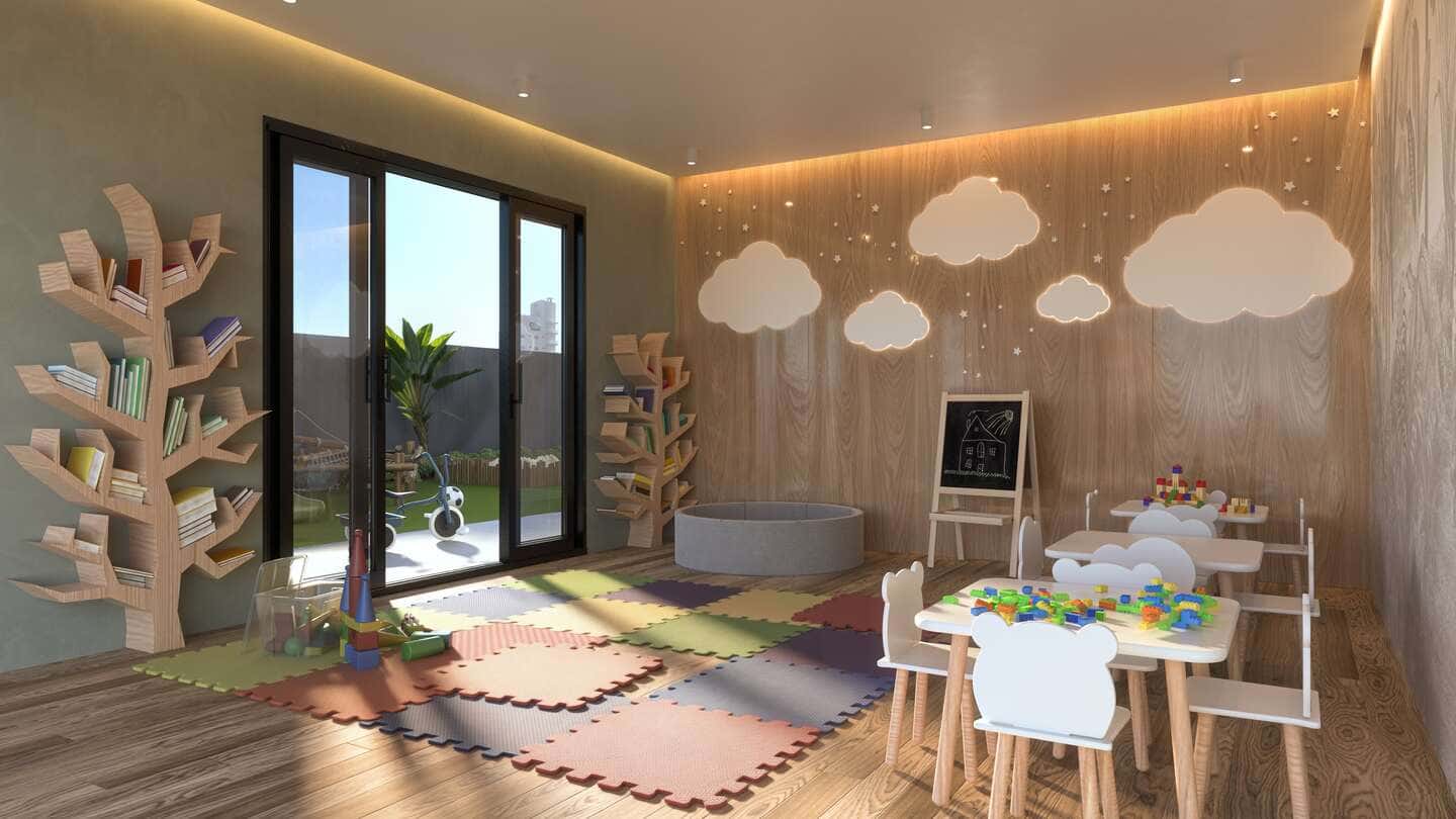 Area de lazer 9 do One Bay Tower em Porto Belo SC