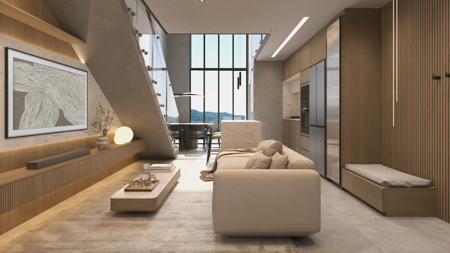 Render 3 do Park View Residencial em Porto Belo SC