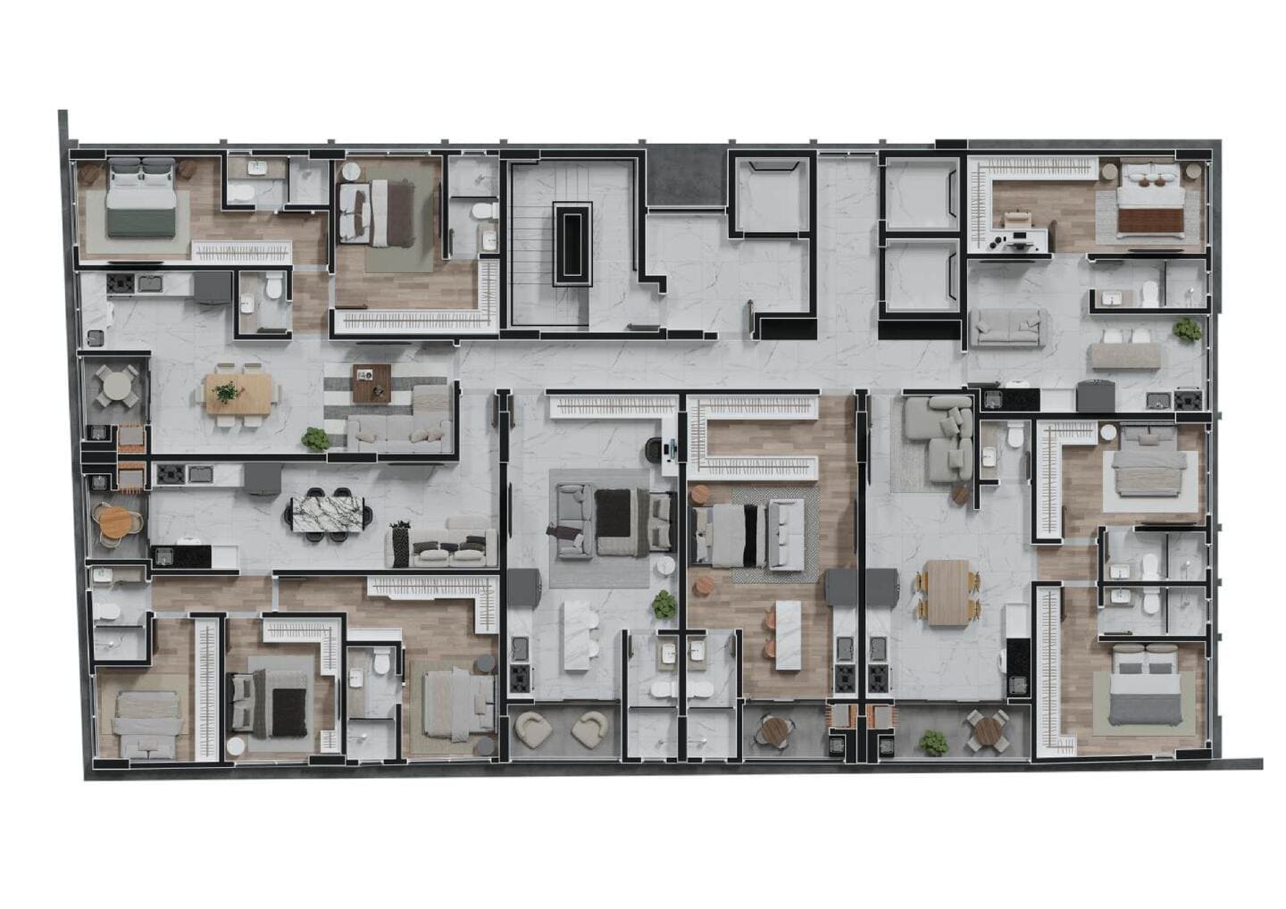 Area de lazer 1 do Park View Residencial em Porto Belo SC