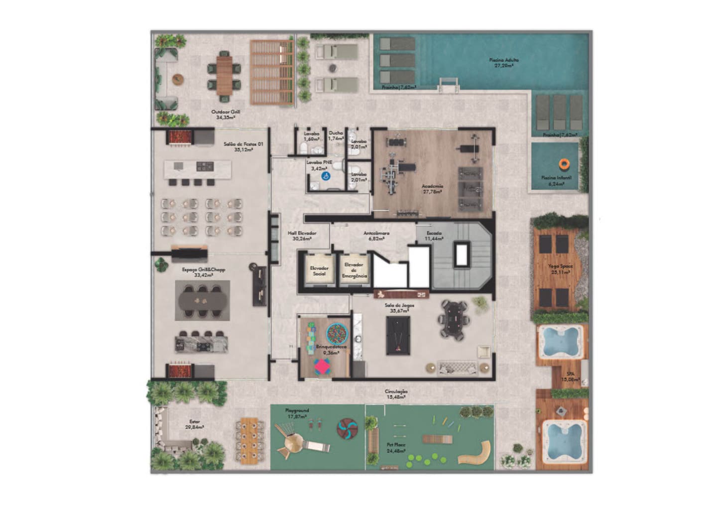 Planta 2 do Passione Art Home Residence em Porto Belo SC
