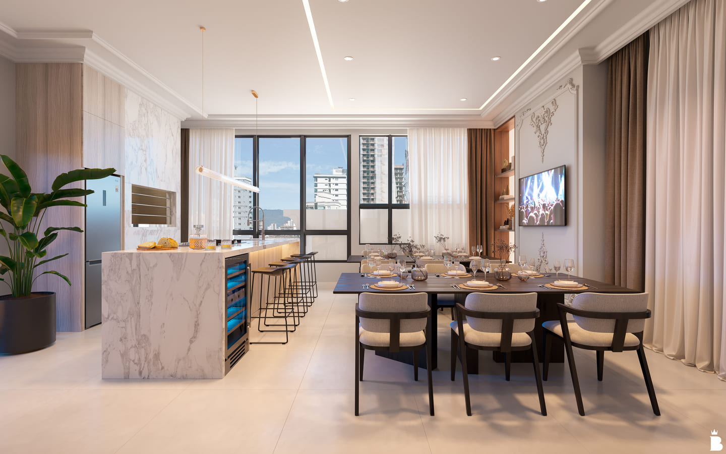 Area de lazer 4 do Passione Art Home Residence em Porto Belo SC