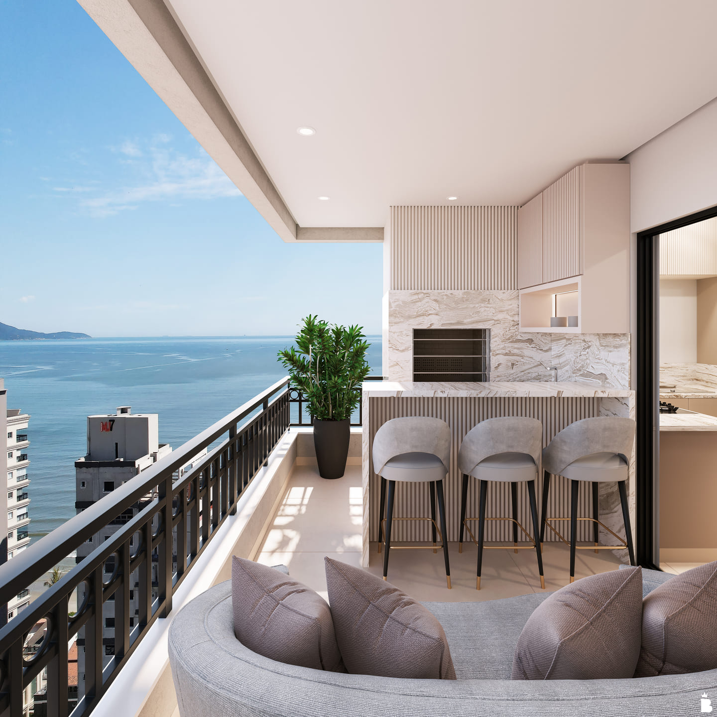Render 4 do Passione Art Home Residence em Porto Belo SC
