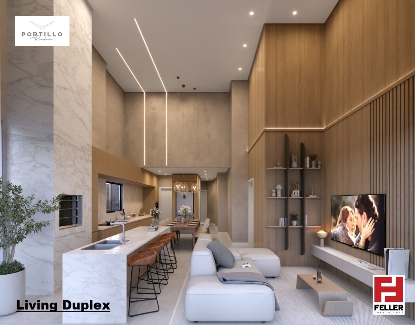 Render 3 do Portillo Residence em Porto Belo SC