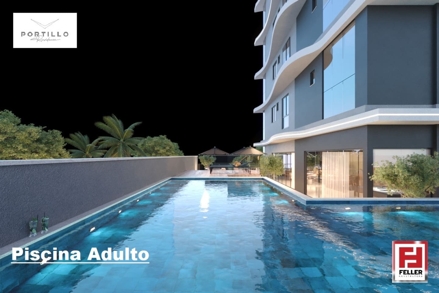 Area de lazer 1 do Portillo Residence em Porto Belo SC