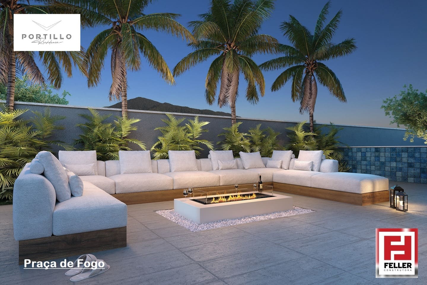 Render 1 do Portillo Residence em Porto Belo SC