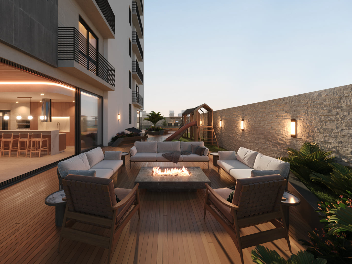 Area de lazer 6 do Positanni em Porto Belo SC