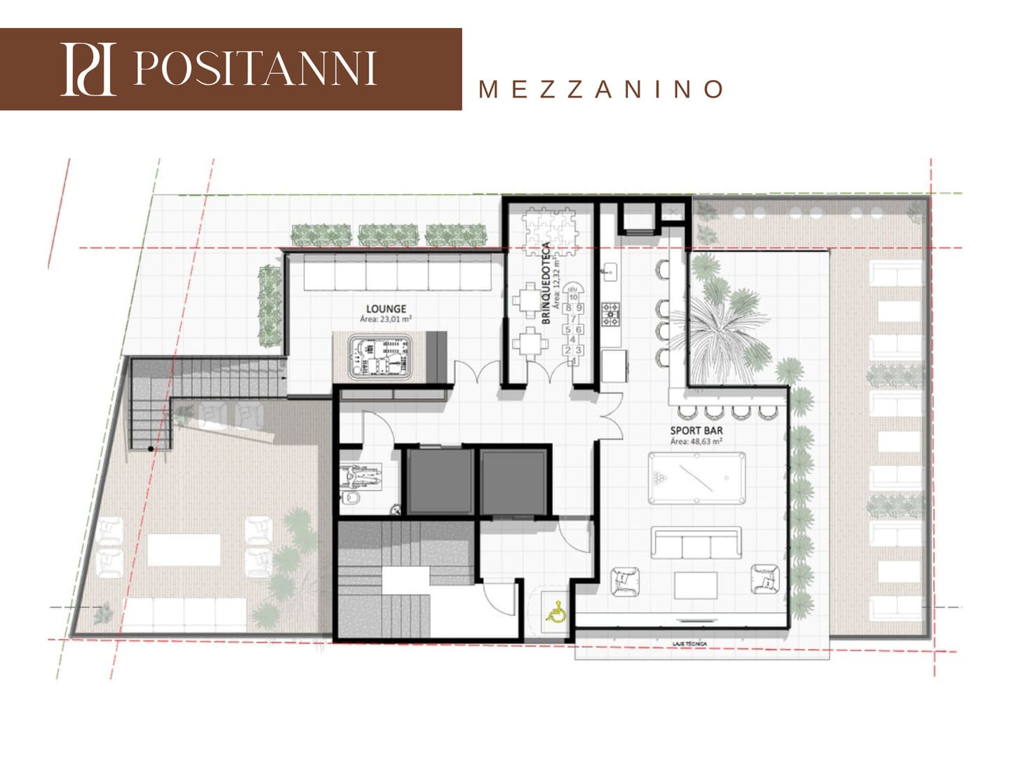 Planta 3 do Positanni em Porto Belo SC