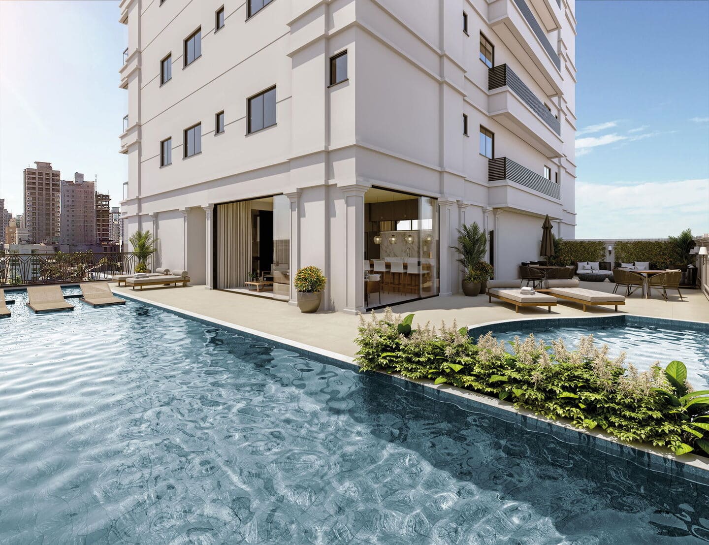 Area de lazer 2 do Province di Trento Residence em Porto Belo SC