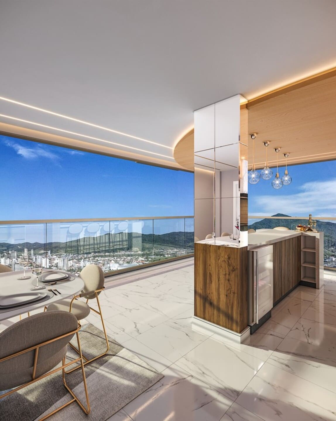 Render 3 do Residencial Baía Rica em Porto Belo SC