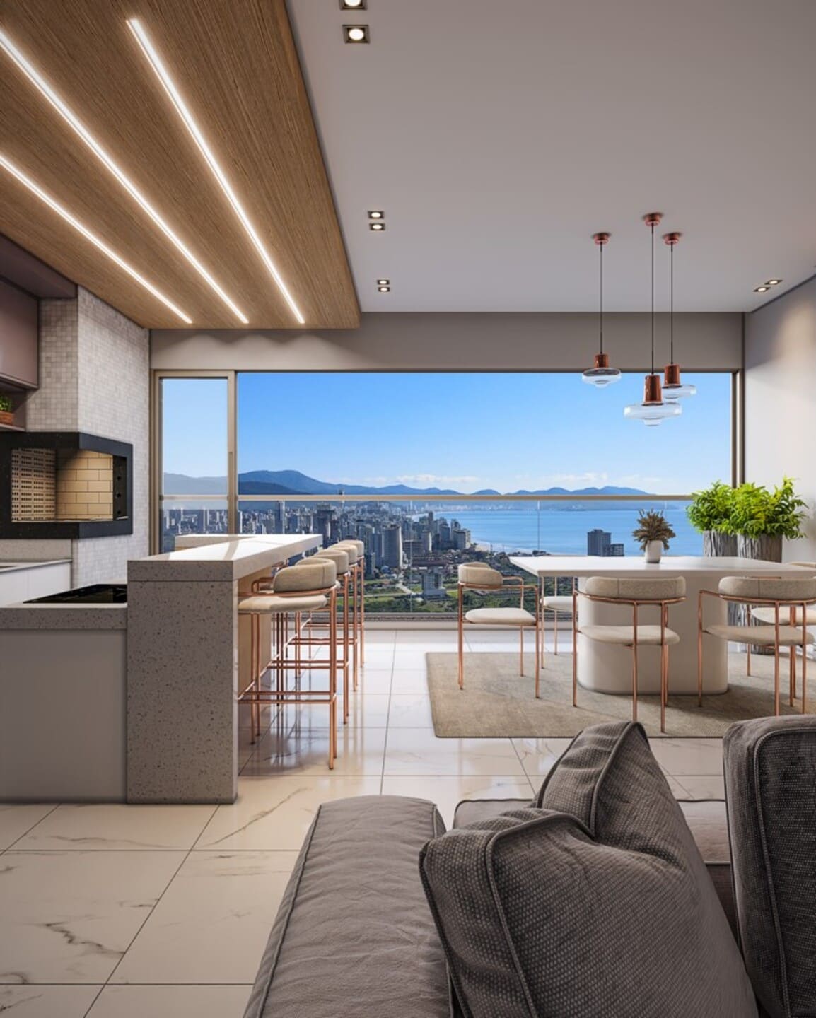 Render 2 do Residencial Baía Rica em Porto Belo SC