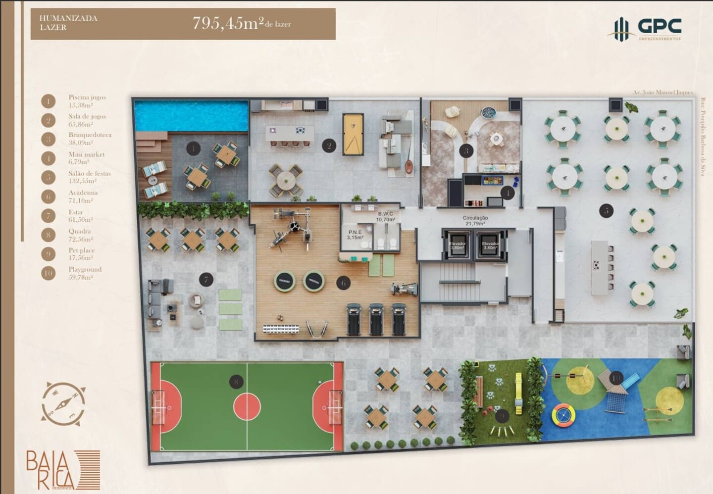 Planta 2 do Residencial Baía Rica em Porto Belo SC