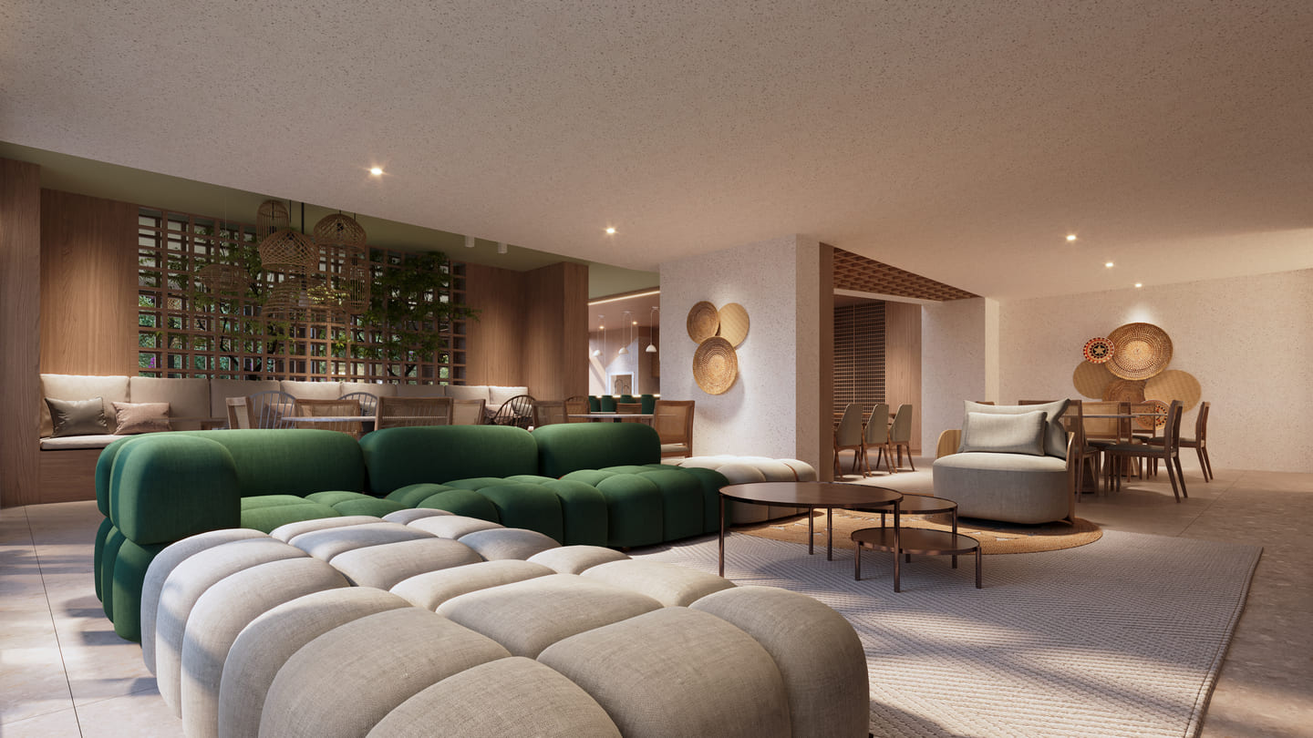 Render 10 do Residenziale Lago Di Como em Porto Belo SC