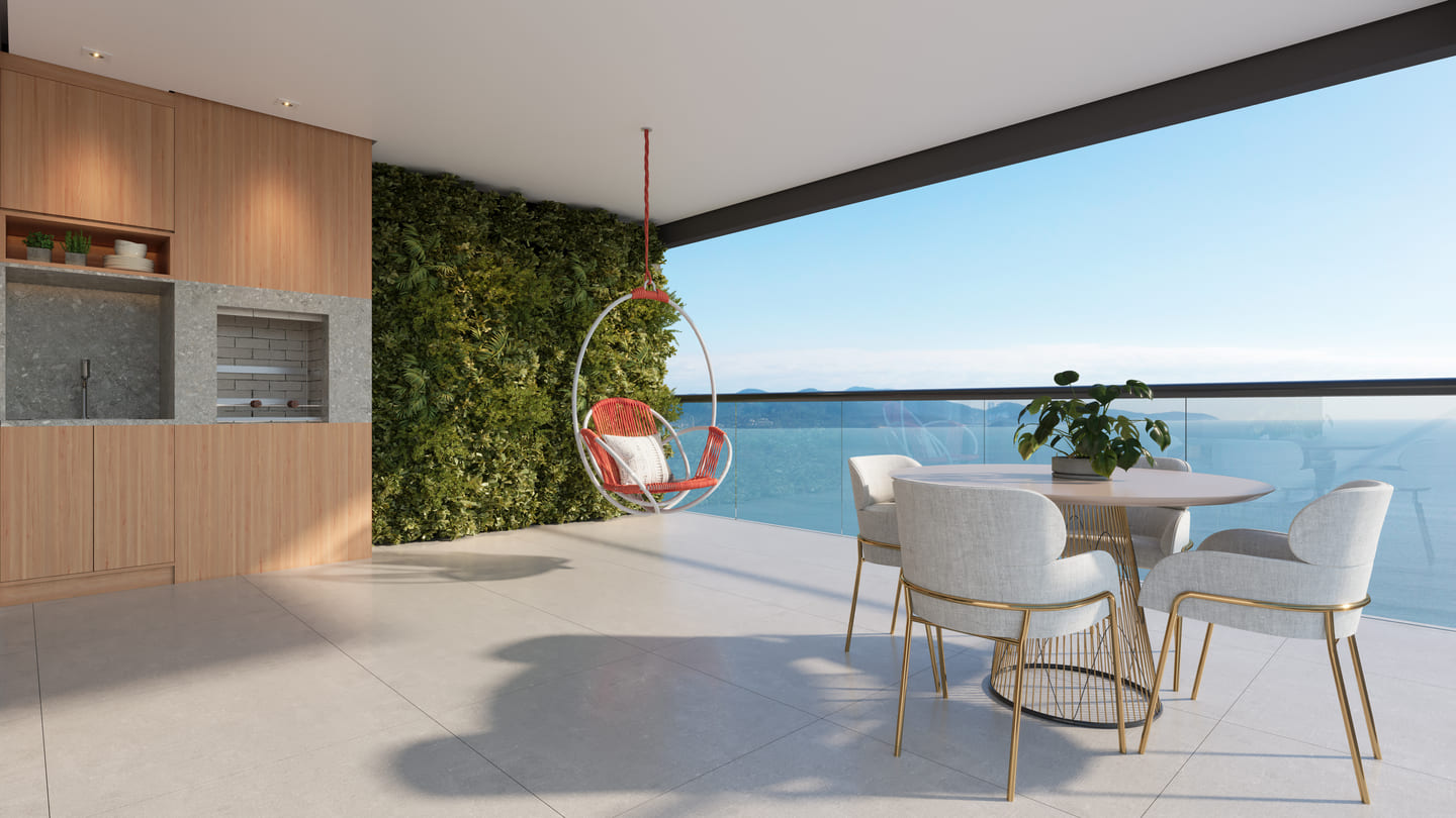 Render 2 do Residenziale Lago Di Como em Porto Belo SC