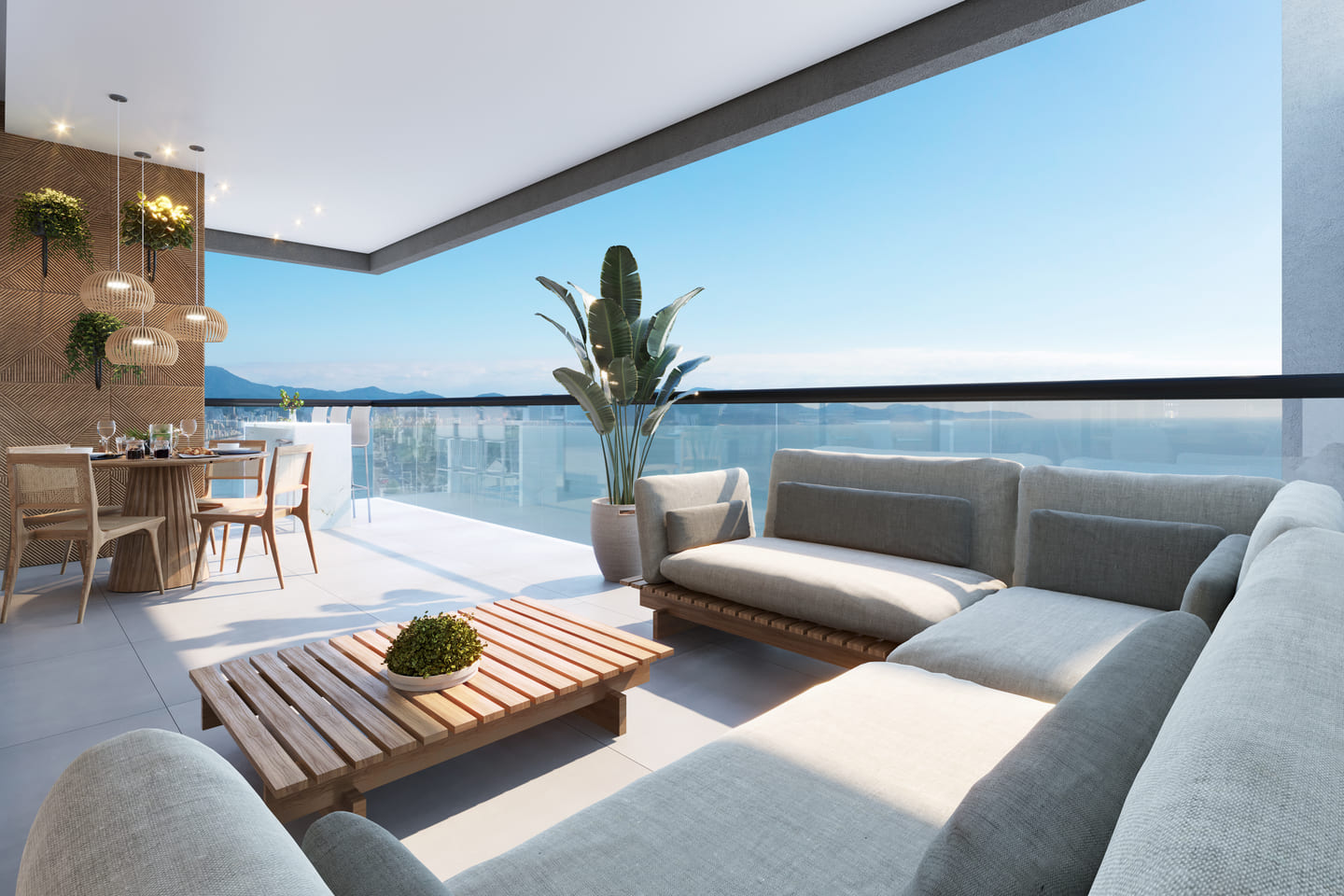 Render 3 do Residenziale Lago Di Como em Porto Belo SC