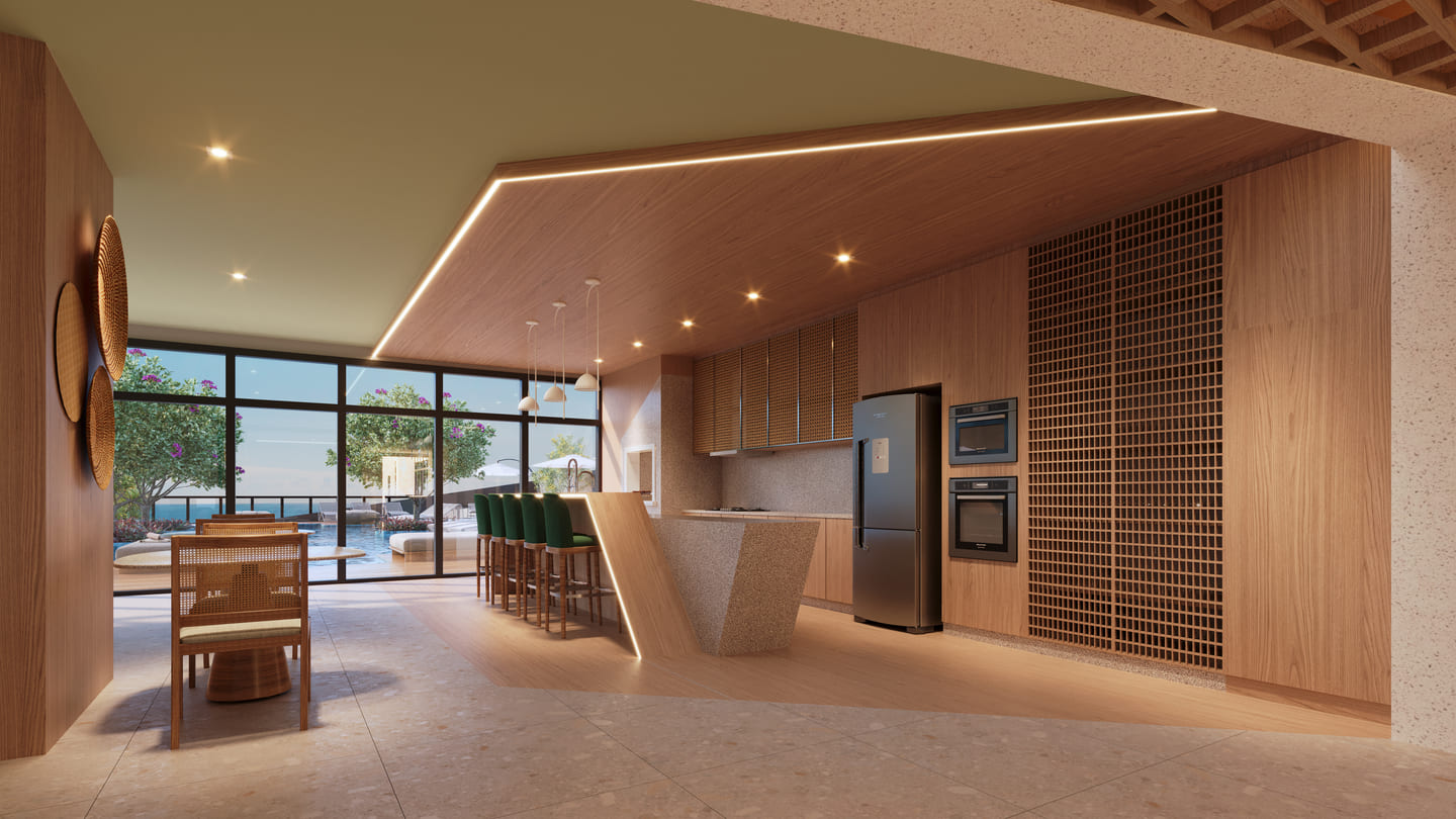 Render 9 do Residenziale Lago Di Como em Porto Belo SC