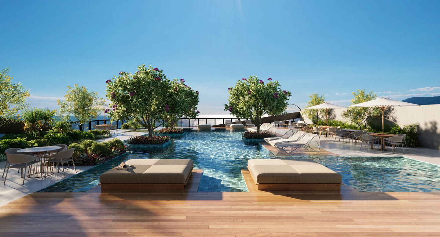 Render 1 do Residenziale Lago Di Como em Porto Belo SC