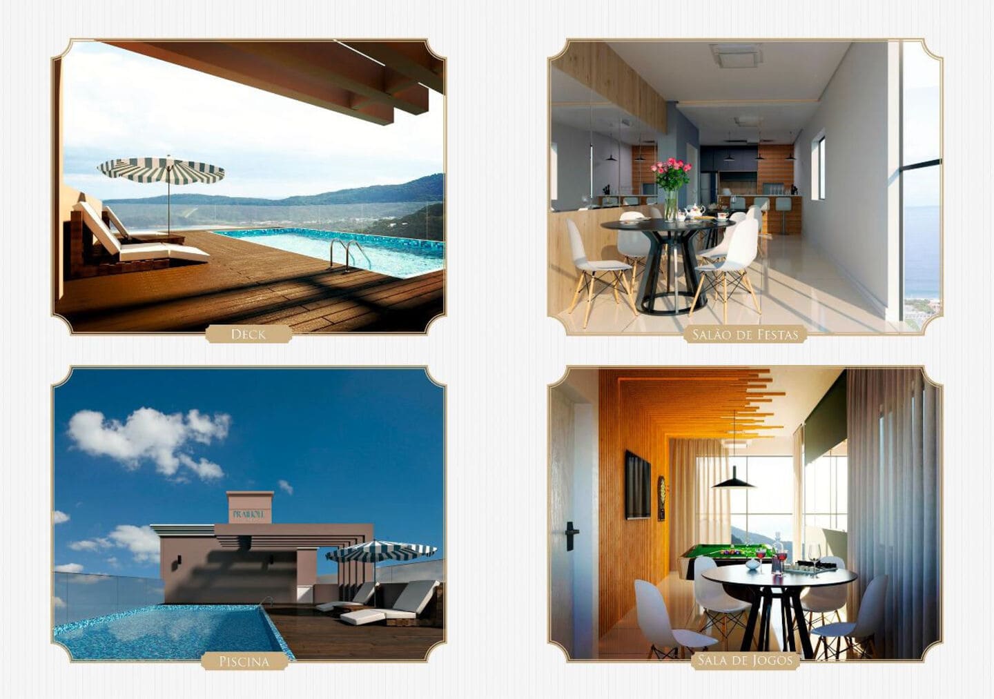 Area de lazer 1 do Salou Residence em Porto Belo SC