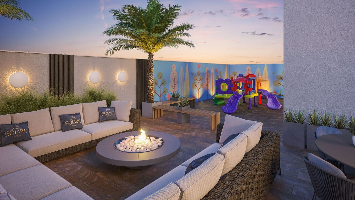 Area de lazer 2 do Solare Residence em Porto Belo SC