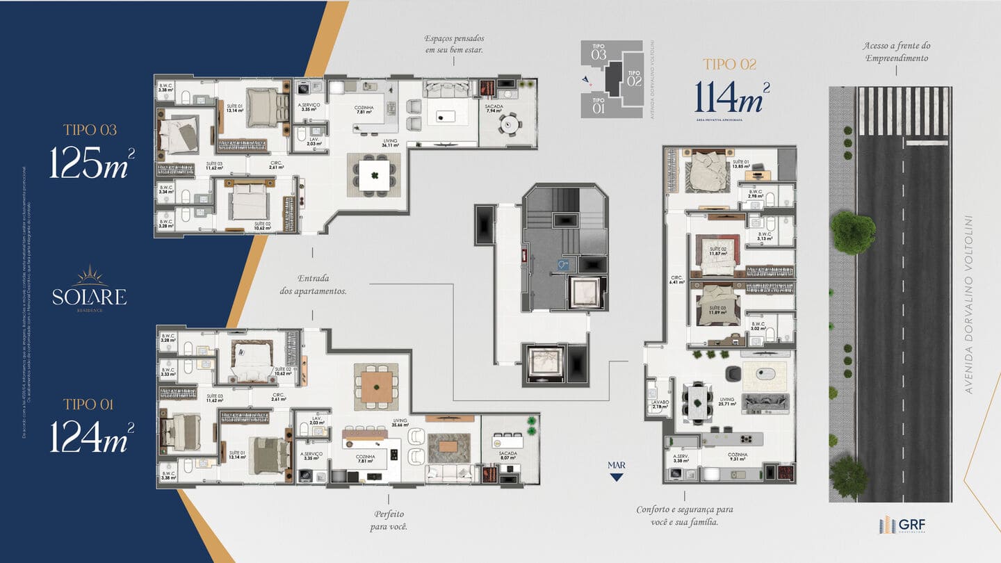 Area de lazer 12 do Solare Residence em Porto Belo SC